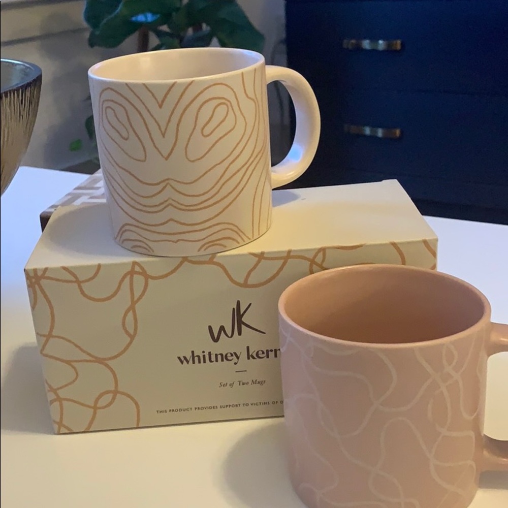 Pair of Whitney Kerney mugs